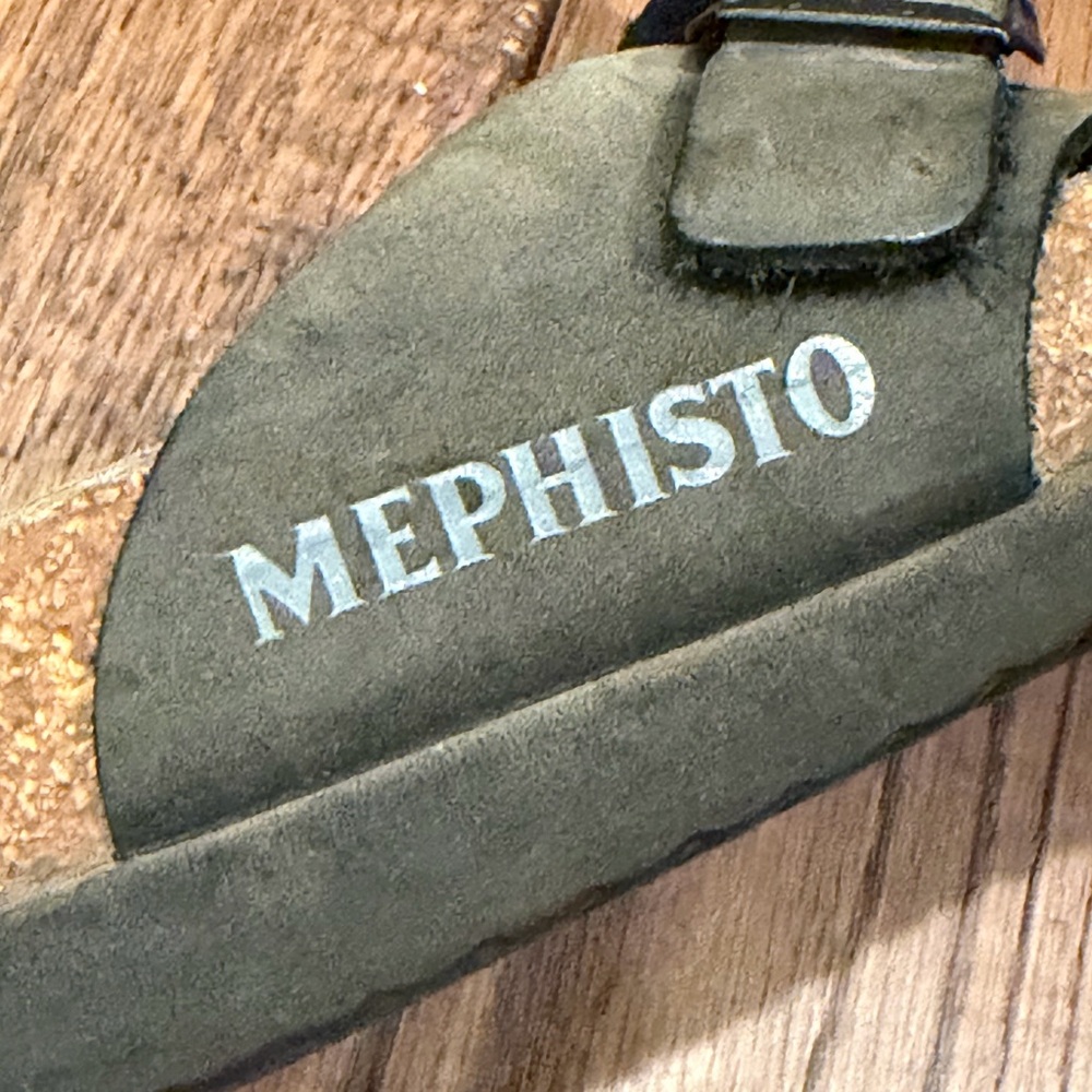 Mephisto Brown Leather Sandals, size 38 - Picture 2 of 9
